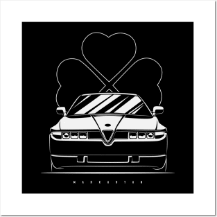 Alfa SZ Zagato Posters and Art